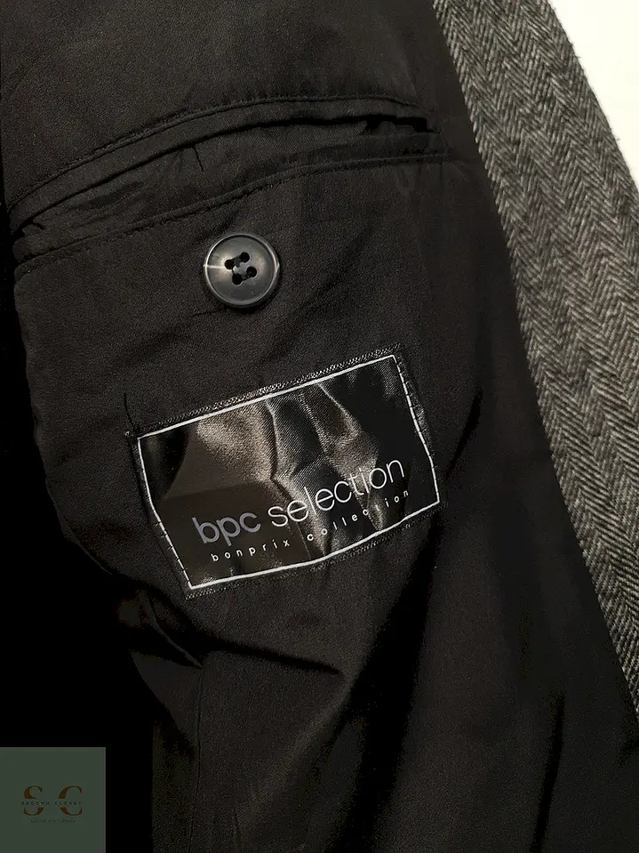 Blazer Bpc Collection Plomo Lana - Talla ML 6