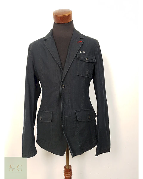 Blazer Tom Tailor Negro Algodón - Talla SM