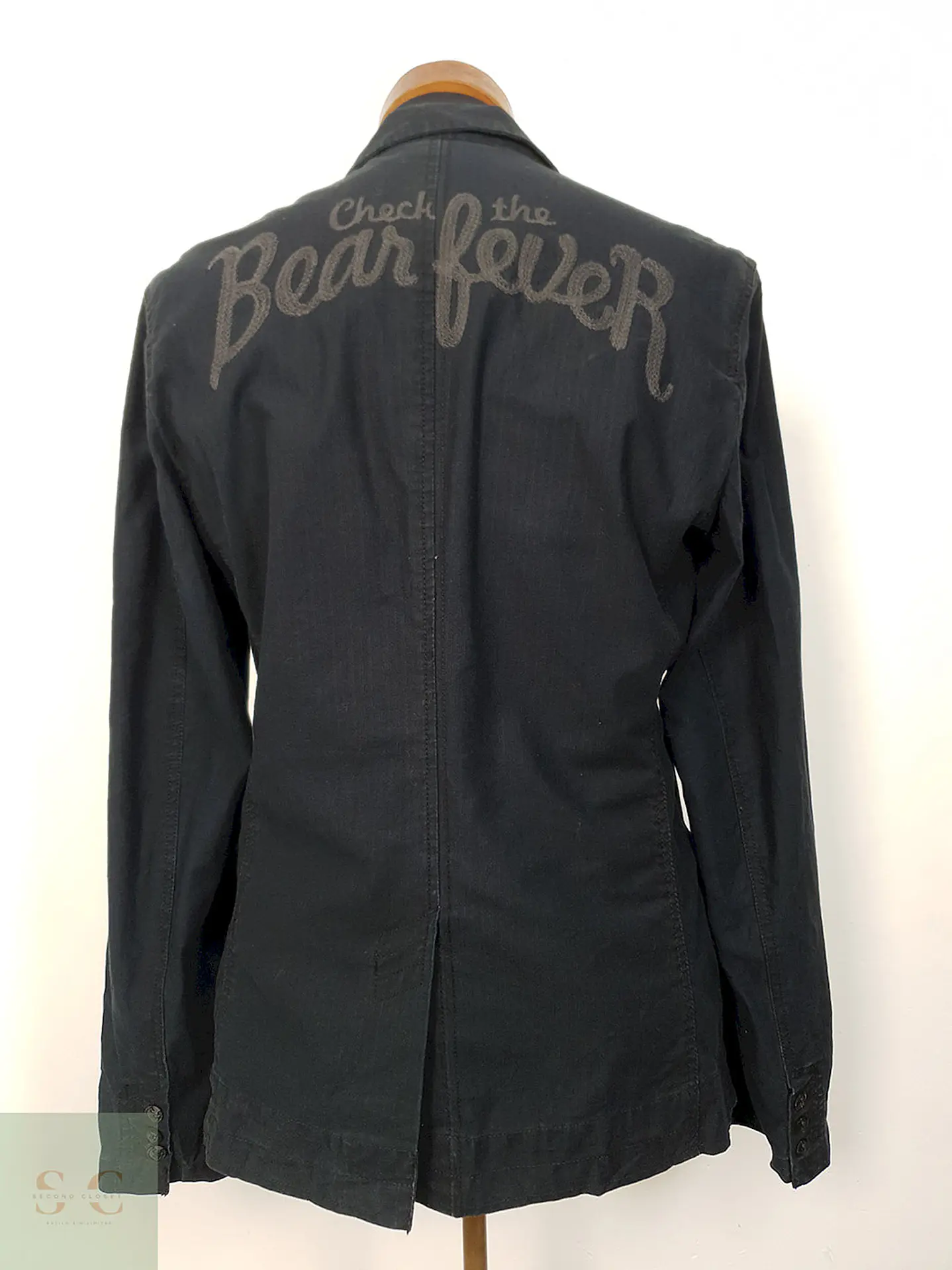 Blazer Tom Tailor Negro Algodón - Talla SM 4