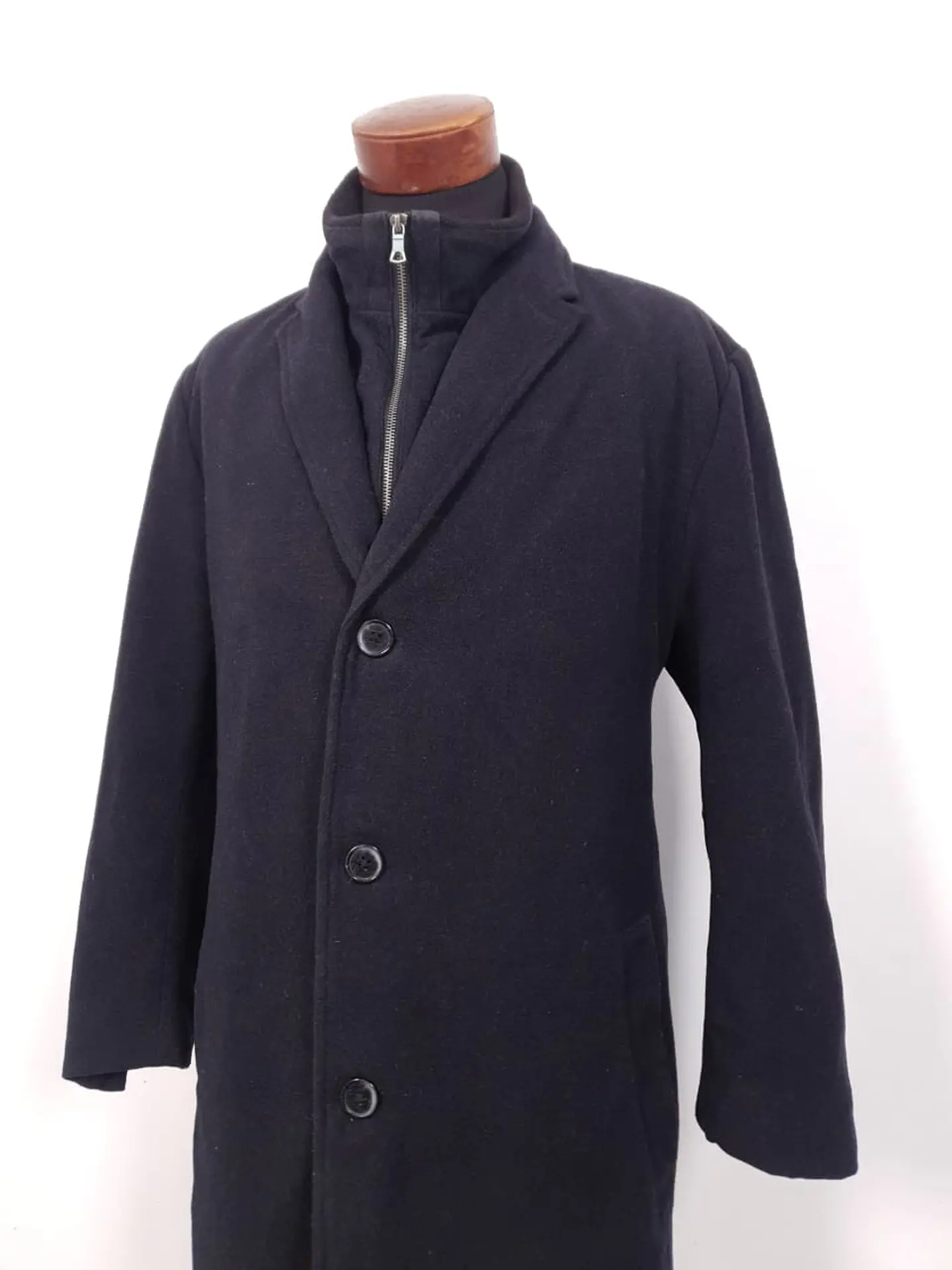 Abrigo Peek & Cloppenburg Azul Oscuro Lana - Talla LXL 2