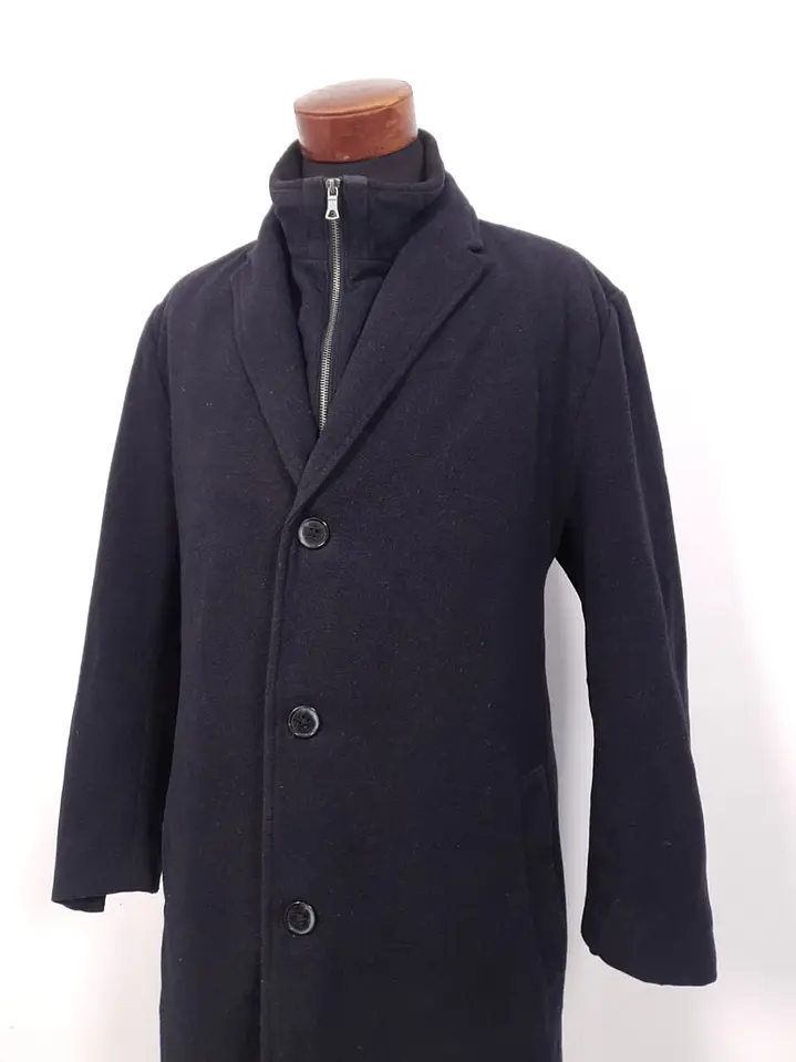 Abrigo Peek & Cloppenburg Azul Oscuro Lana - Talla LXL 2