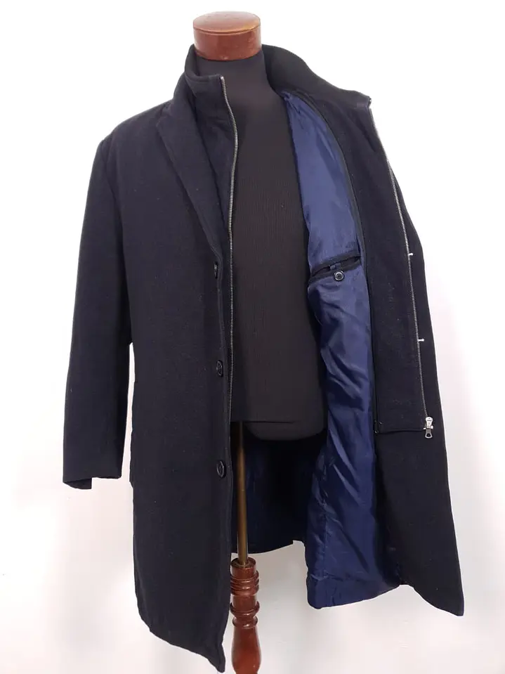 Abrigo Peek & Cloppenburg Azul Oscuro Lana - Talla LXL 3