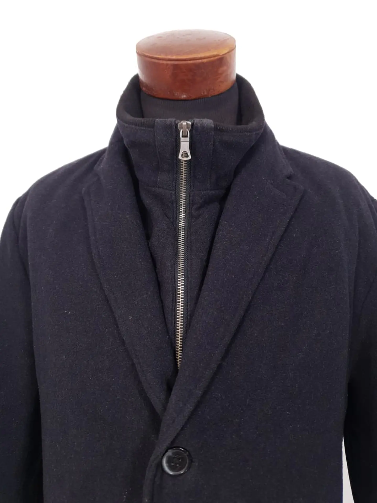 Abrigo Peek & Cloppenburg Azul Oscuro Lana - Talla LXL 5