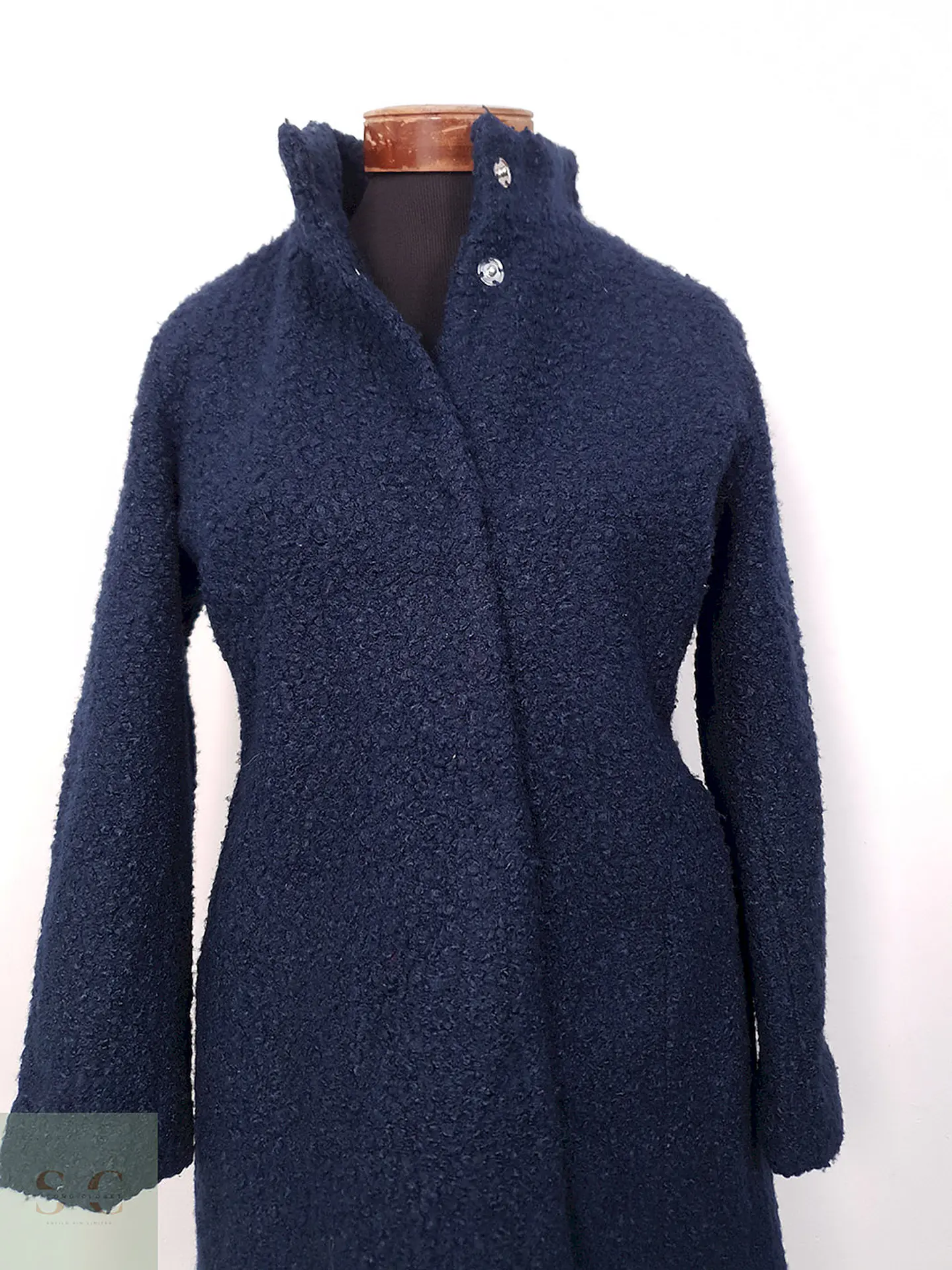 Abrigo mujer Esmara Azul Bouclé – TALLA SM 3