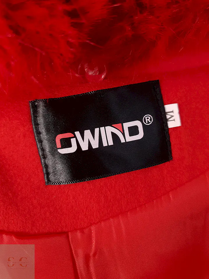 Abrigo cruzado mujer Owind Rojo - Talla XS 6