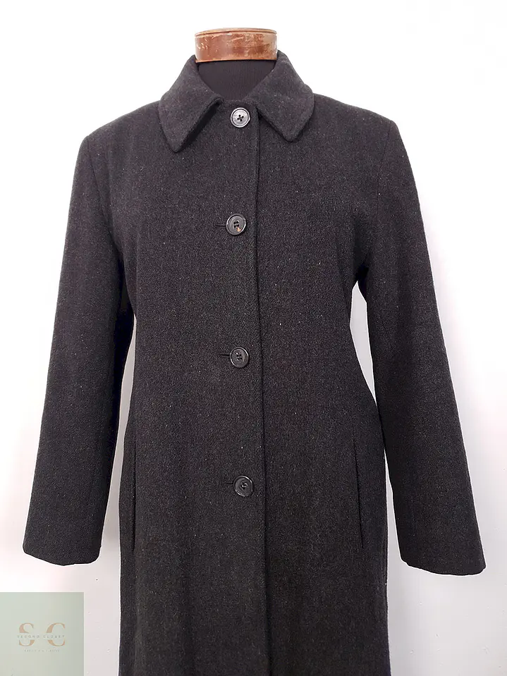 Abrigo largo mujer Calvin Klein Plomo Lana - Talla ML 3