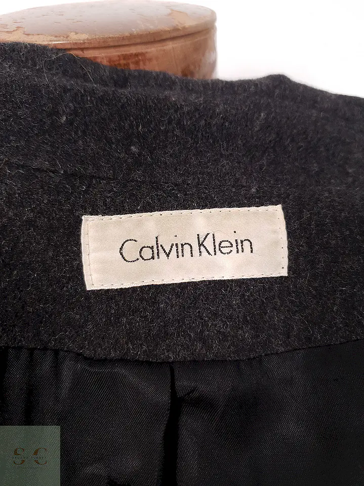 Abrigo largo mujer Calvin Klein Plomo Lana - Talla ML 7