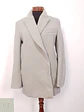 Abrigo mujer Gris Claro Manteco Italia Lana Gruesa – TALLA L - Miniatura 3