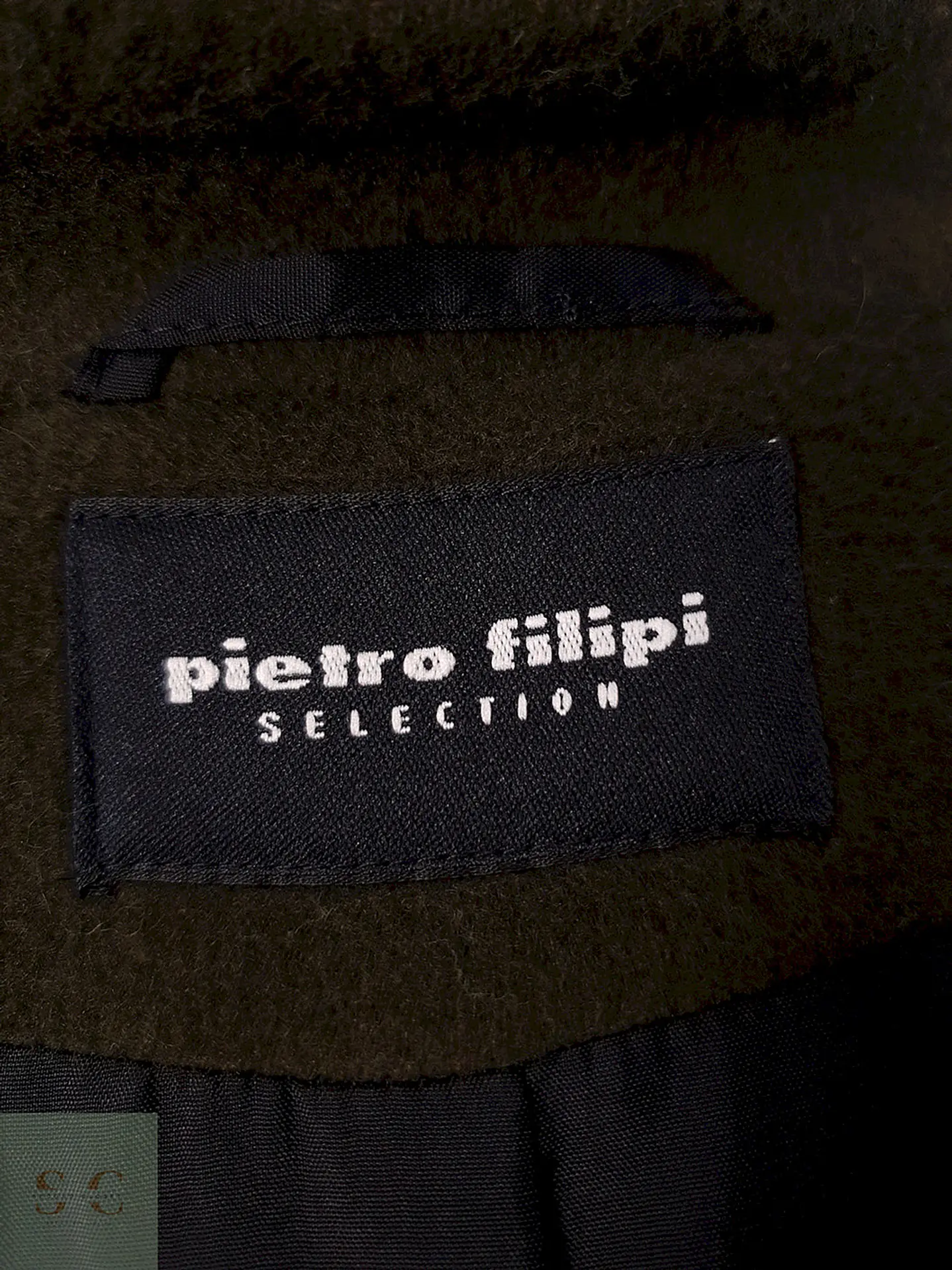 Abrigo largo mujer Pietro Filipi Verde Lana - Talla LXL 5