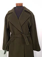 Abrigo largo mujer Pietro Filipi Verde Lana - Talla LXL - Miniatura 10