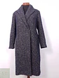 Abrigo largo mujer Pietro Filipi Azul y Café Lana Seda Cashmere - Talla ML - Miniatura 1