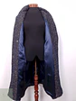 Abrigo largo mujer Pietro Filipi Azul y Café Lana Seda Cashmere - Talla ML - Miniatura 10