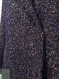 Abrigo largo mujer Pietro Filipi Azul y Café Lana Seda Cashmere - Talla ML - Miniatura 6