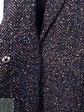 Abrigo largo mujer Pietro Filipi Azul y Café Lana Seda Cashmere - Talla ML - Miniatura 8