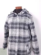 Abrigo mujer Outerwear Gris Mezcla Lana - Talla SM - Miniatura 3