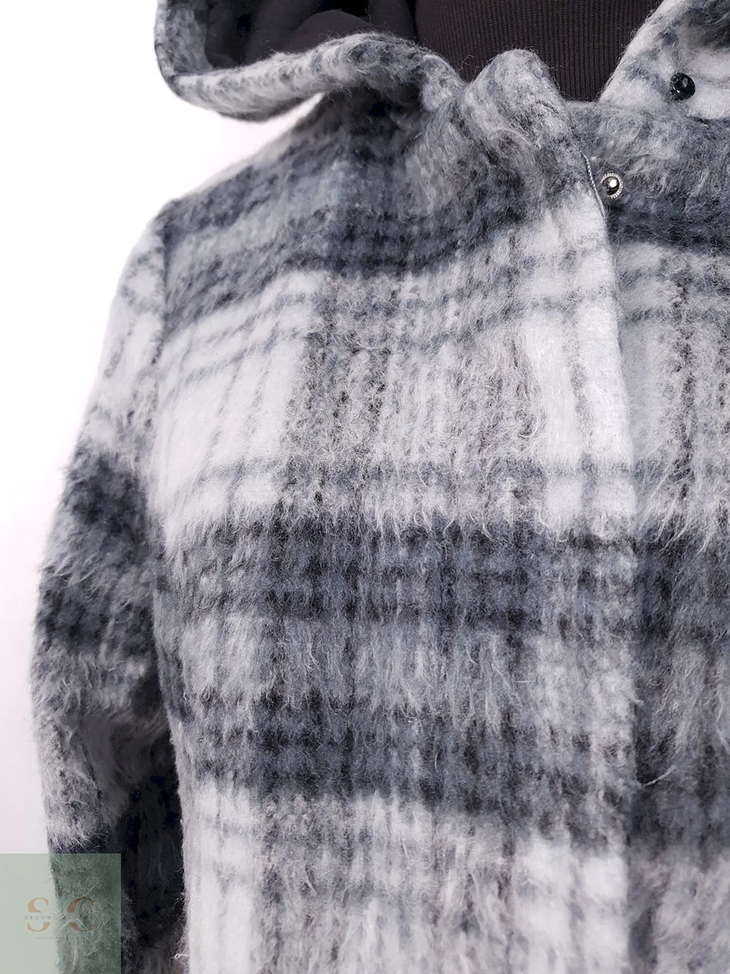 Abrigo mujer Outerwear Gris Mezcla Lana - Talla SM 5