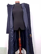 Abrigo largo mujer italiano Kistermann Azul Plomo Lana y Cashmere - Talla XL - Miniatura 11