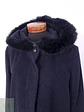 Abrigo largo mujer italiano Kistermann Azul Plomo Lana y Cashmere - Talla XL - Miniatura 4