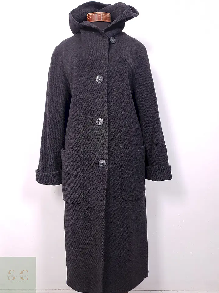 Abrigo largo mujer Clau de Claw Plomo Lana y Cashmere - Talla ML 2