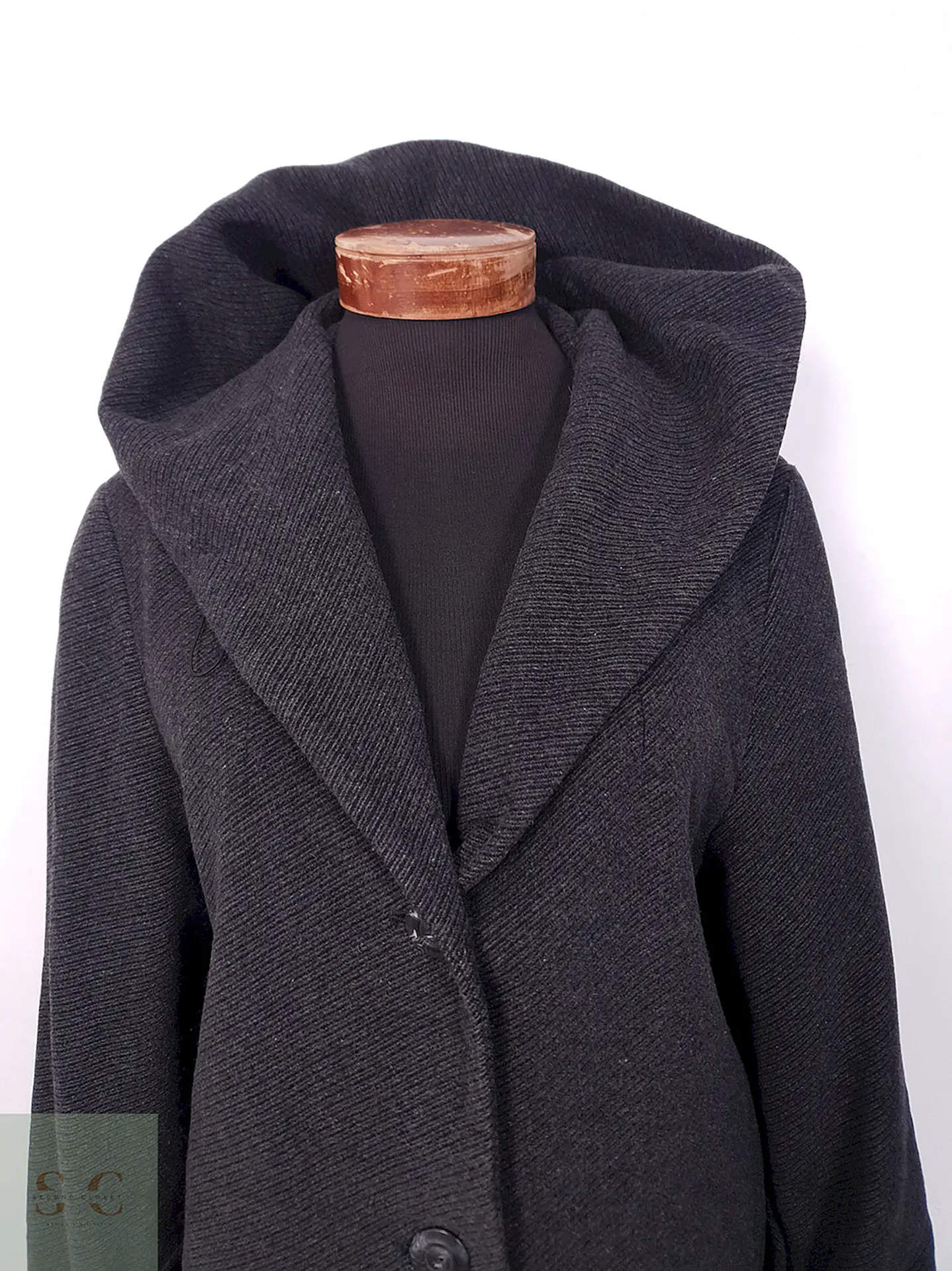 Abrigo largo mujer Clau de Claw Plomo Lana y Cashmere - Talla ML 3