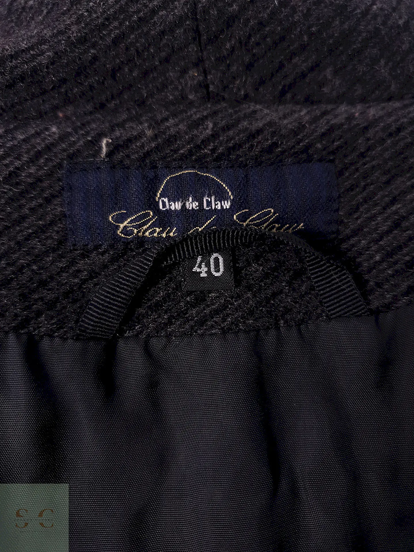 Abrigo largo mujer Clau de Claw Plomo Lana y Cashmere - Talla ML 7