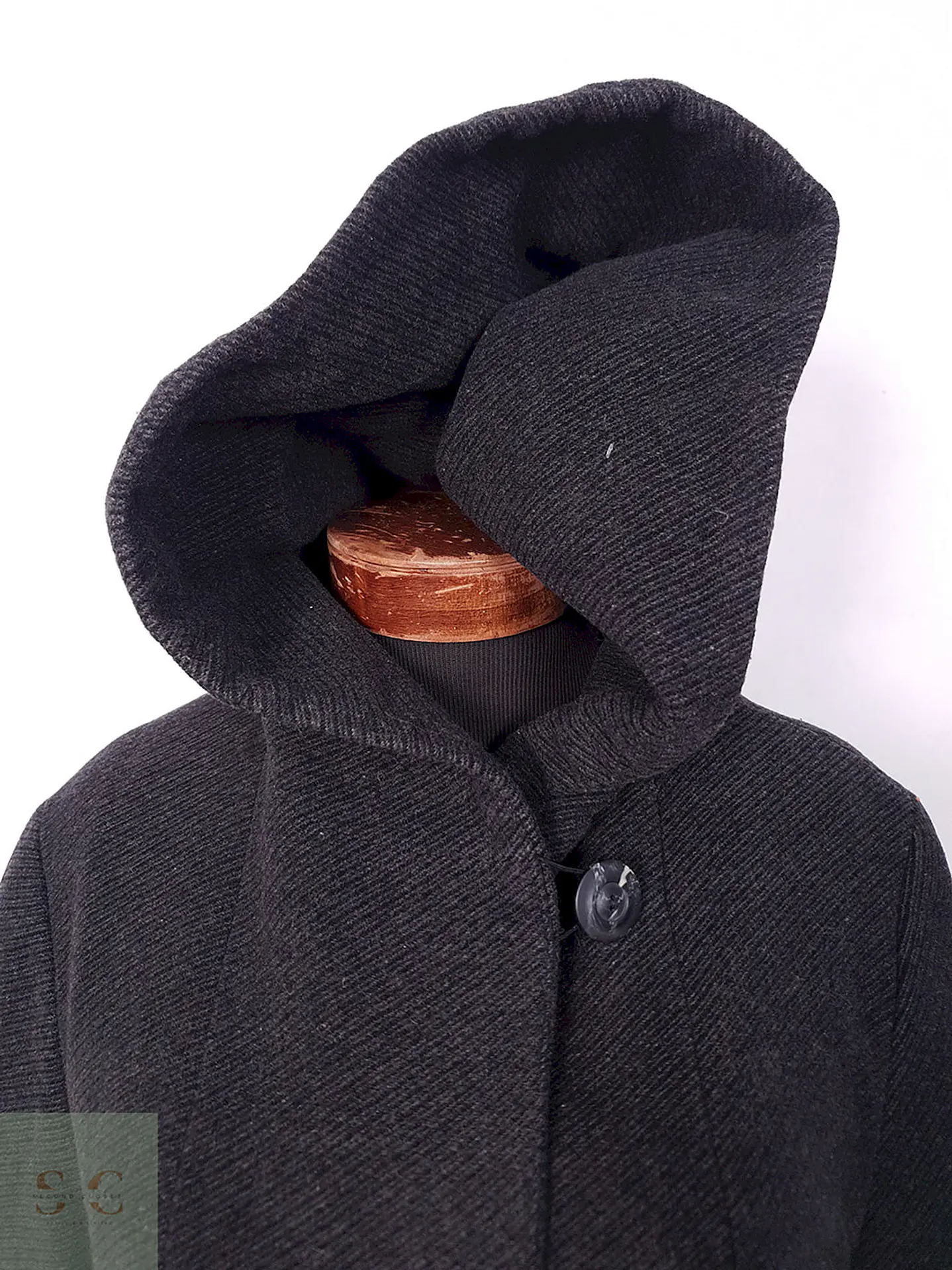 Abrigo largo mujer Clau de Claw Plomo Lana y Cashmere - Talla ML 8