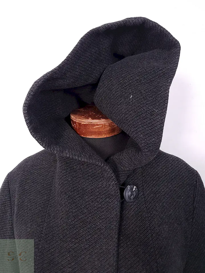 Abrigo largo mujer Clau de Claw Plomo Lana y Cashmere - Talla ML 8