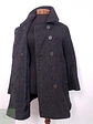 Abrigo cruzado mujer Cinque Plomo Lana - Talla ML - Miniatura 6