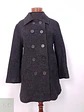 Abrigo cruzado mujer Cinque Plomo Lana - Talla ML - Miniatura 2