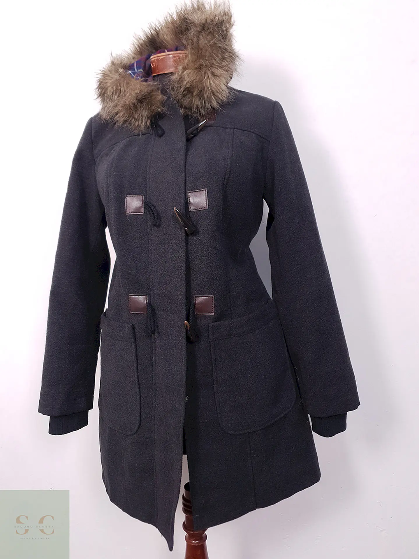 Abrigo Bpc Plomo Montgomery Mezcla - Talla SM 2