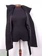 Abrigo cruzado mujer Azbro Negro - Talla XS - Miniatura 5