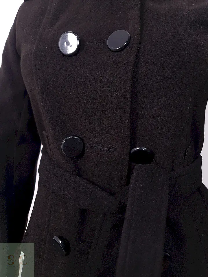Abrigo cruzado mujer Azbro Negro - Talla XS 6