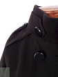 Abrigo cruzado mujer Azbro Negro - Talla XS - Miniatura 4