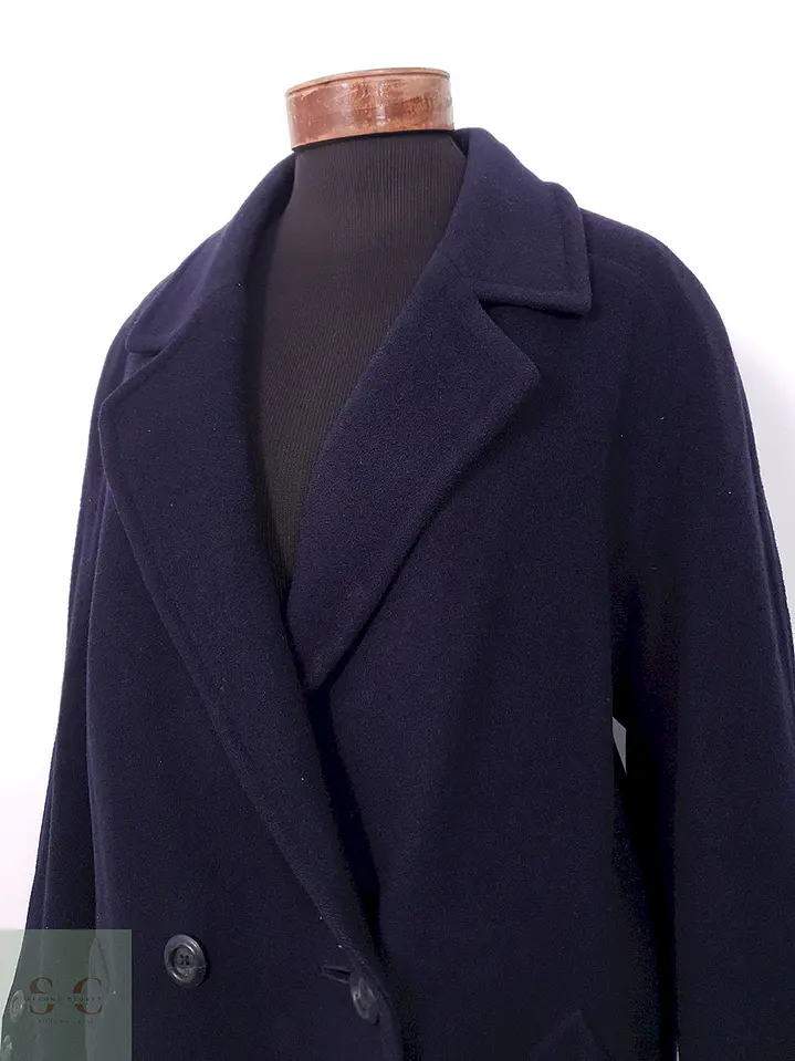 Abrigo Marks & Spencer Azul Wool Cashmere - Talla XL 4