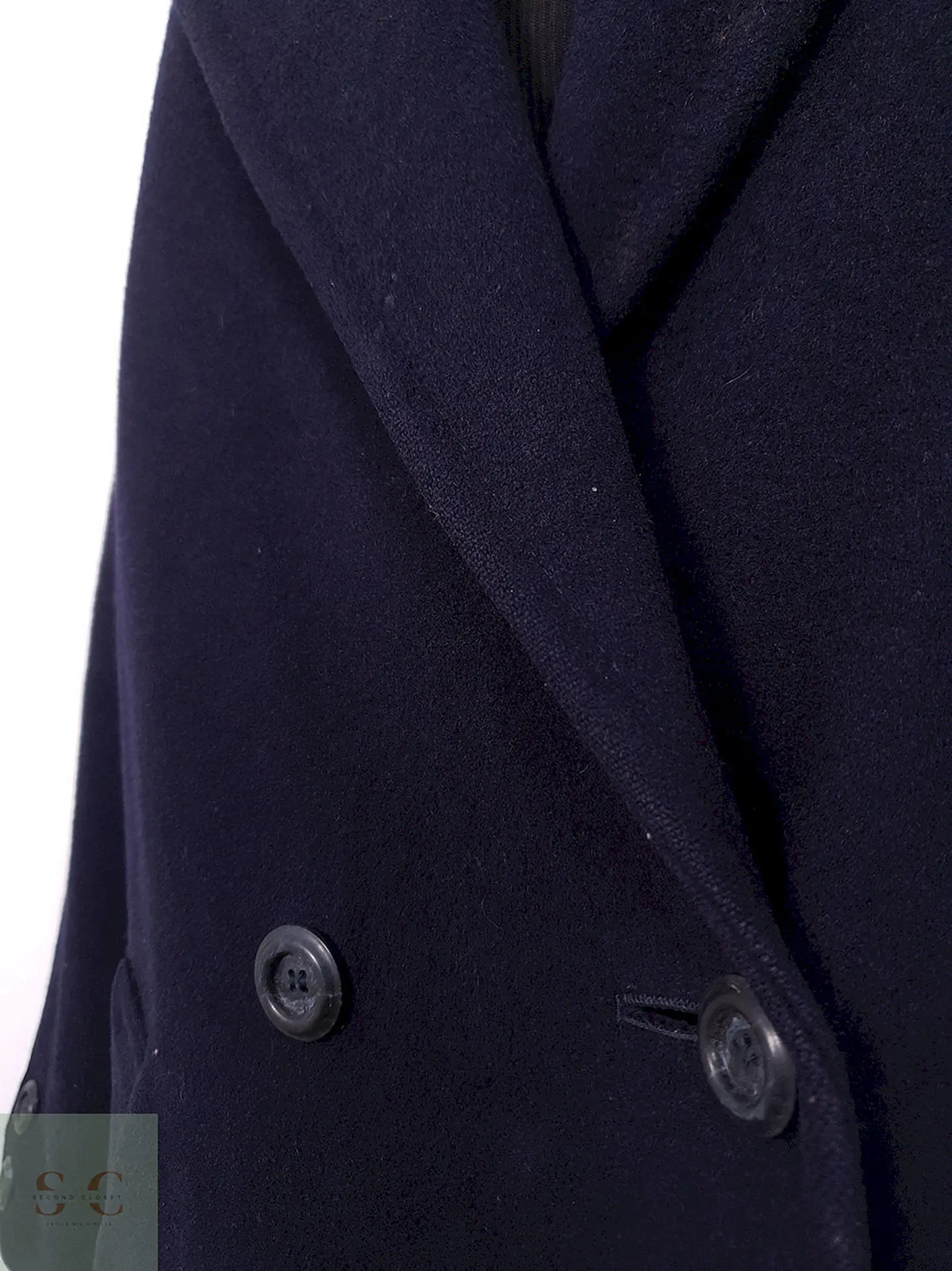 Abrigo Marks & Spencer Azul Wool Cashmere - Talla XL 9