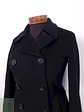 Abrigo cruzado mujer Calvin Klein Negro Lana Cashmere Seda - Talla XS - Miniatura 7
