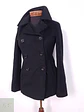 Abrigo cruzado mujer Calvin Klein Negro Lana Cashmere Seda - Talla XS - Miniatura 3