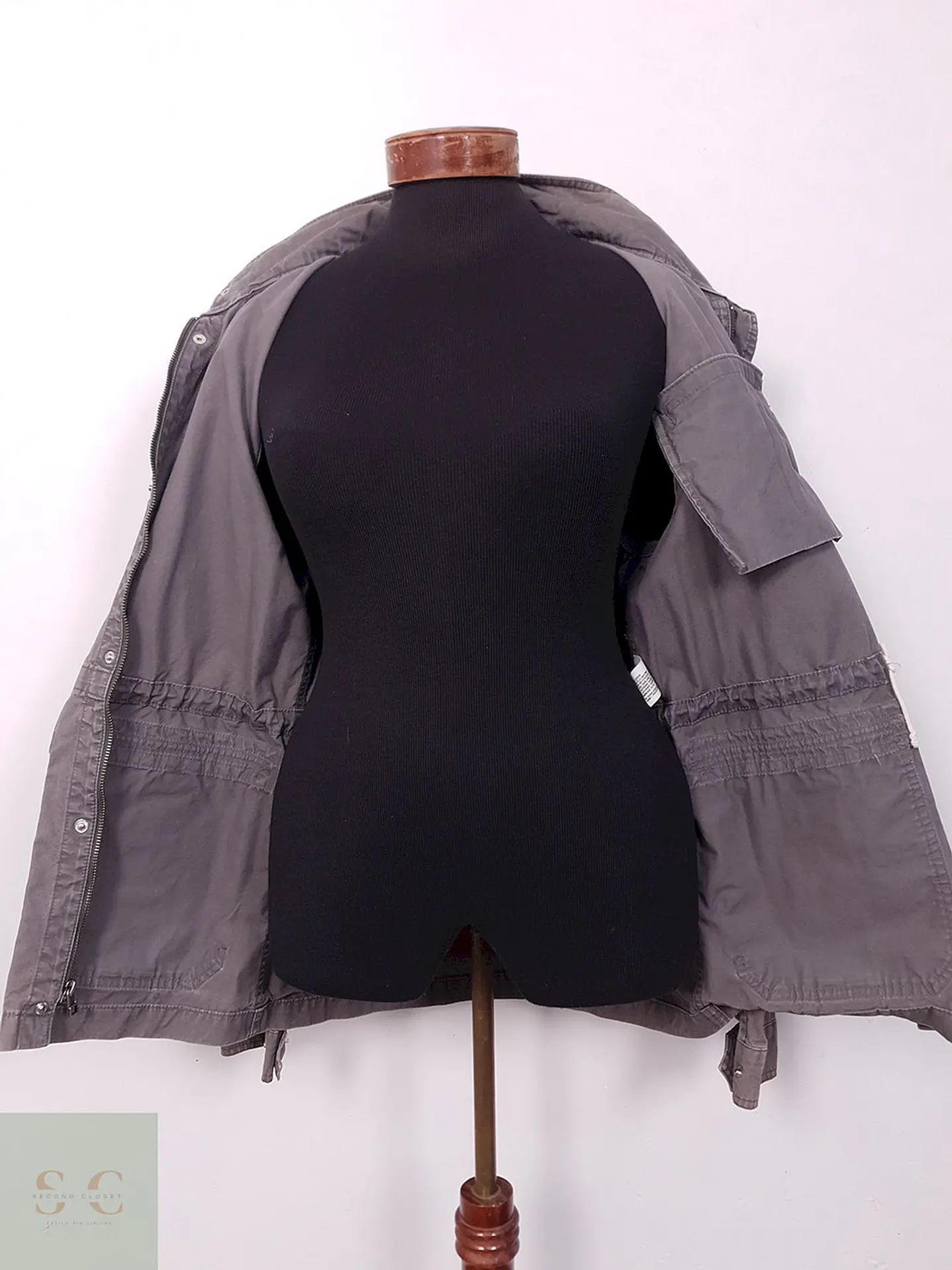Chaqueta mujer Club Mónaco Verde Parka - Talla SM 2