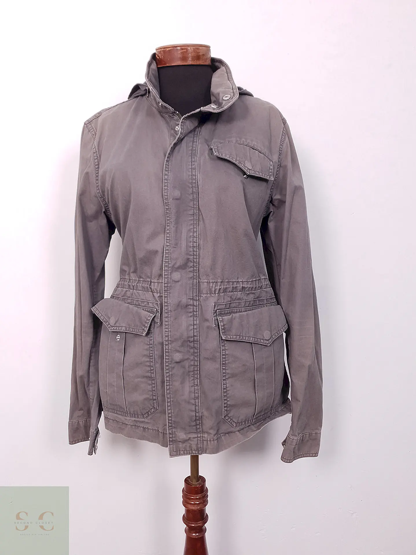 Chaqueta mujer Club Mónaco Verde Parka - Talla SM 6