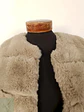 Chaleco eco piel gris claro con broches TALLA S - Miniatura 6