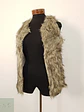 Chaleco eco piel Vintage gris jaspeado con broches TALLA XS/S - Miniatura 1