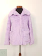 Abrigo eco piel lila TALLA SM - Miniatura 3