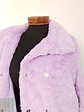 Abrigo eco piel lila TALLA SM - Miniatura 5
