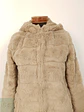 Abrigo eco piel beige con capucha TALLA S/M - Miniatura 5
