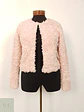 Abrigo eco piel H&M rosa pastel TALLA XS - Miniatura 1