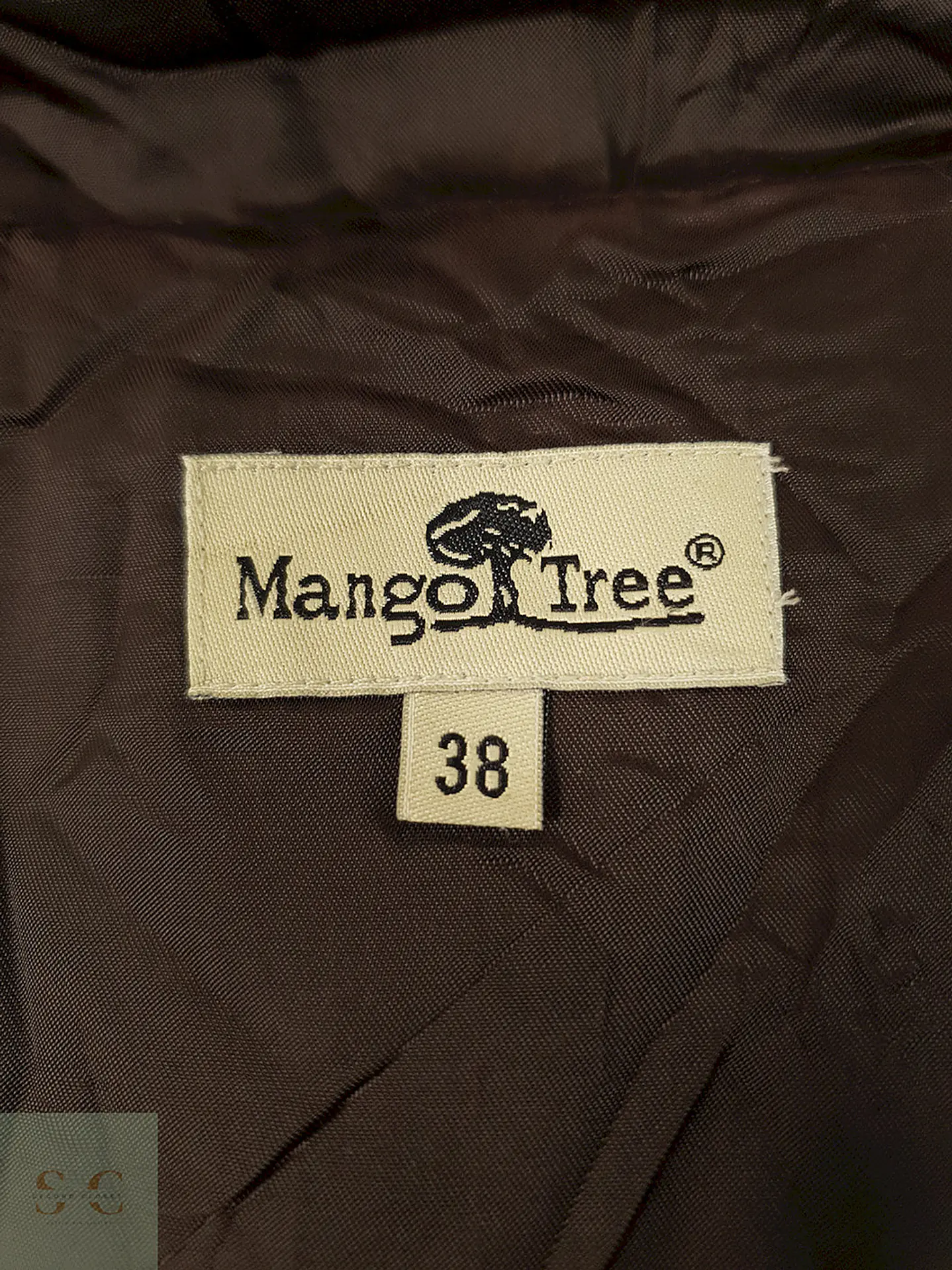 Chaleco eco piel Mango Tree café oscuro TALLA S 5