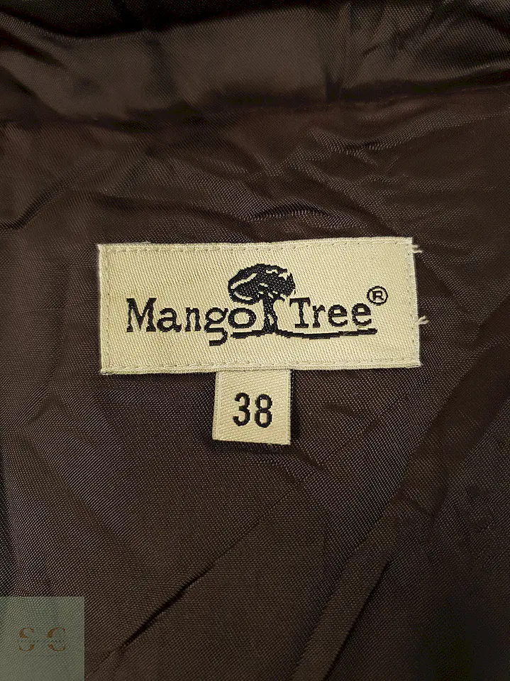 Chaleco eco piel Mango Tree café oscuro TALLA S 5
