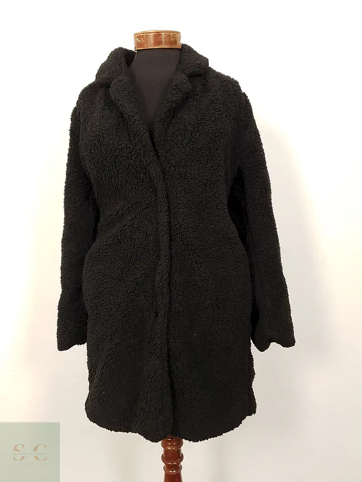 Abrigo eco piel Cityview negro TALLA SM 1
