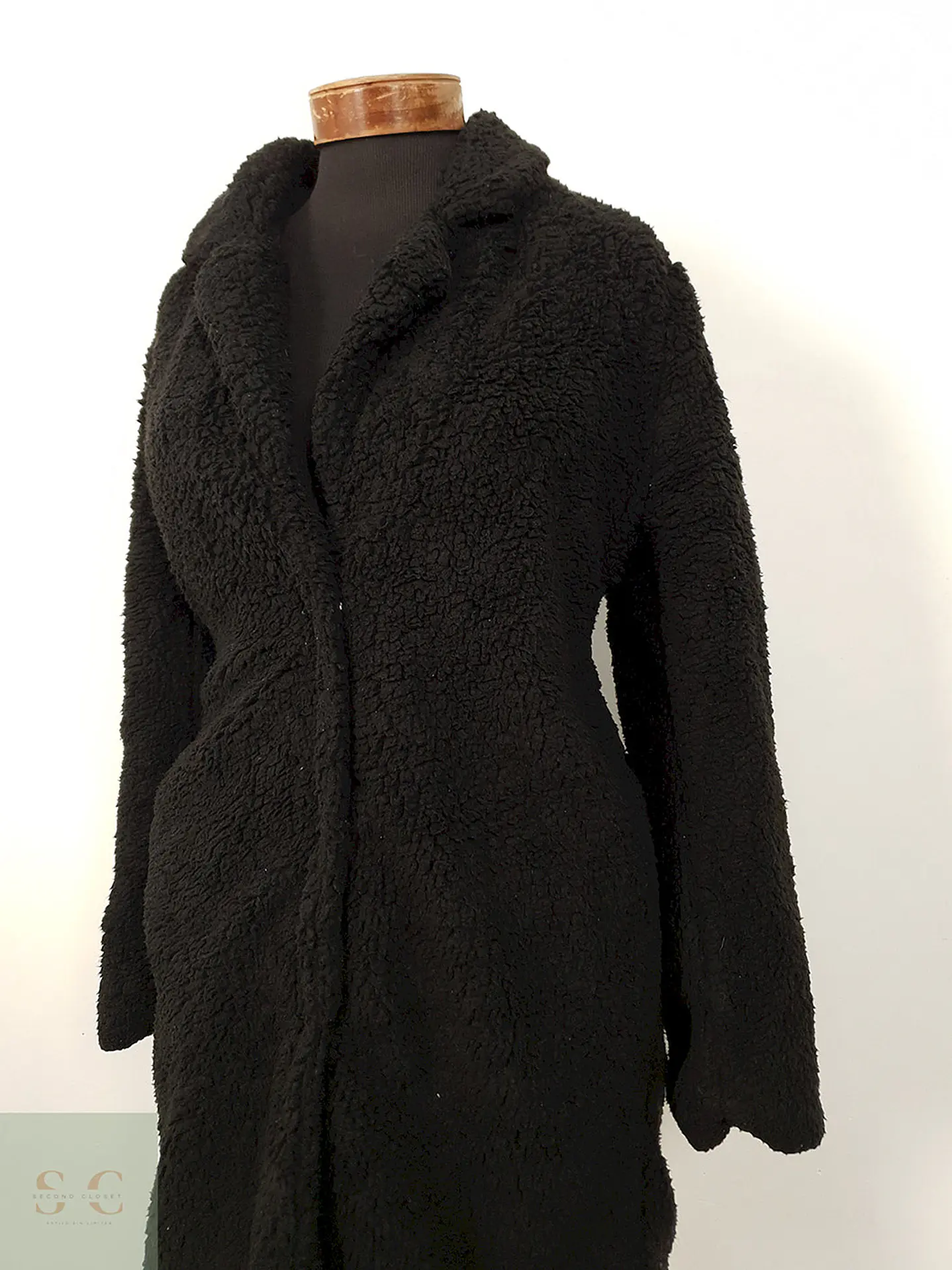 Abrigo eco piel Cityview negro TALLA SM 2