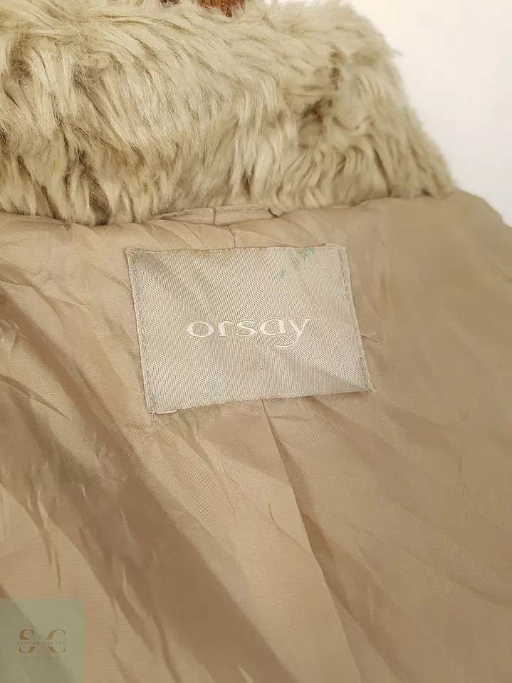 Chaleco eco piel Orsay beige TALLA S 5